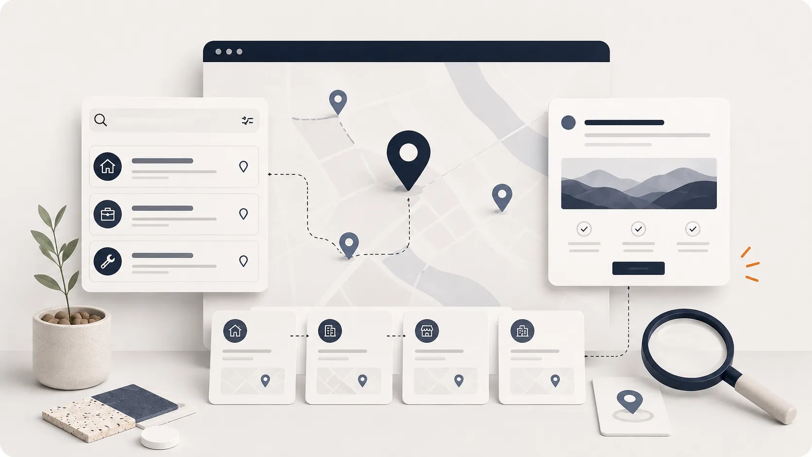 Local SEO basics for service businesses visual