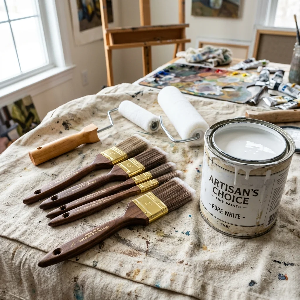 Painters web project visual mockup